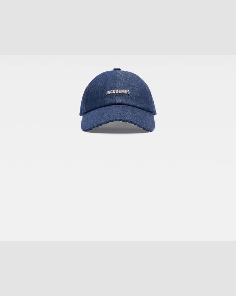 Jacquemus The Gadjo Cap - Navy / Navy Stripes Navy