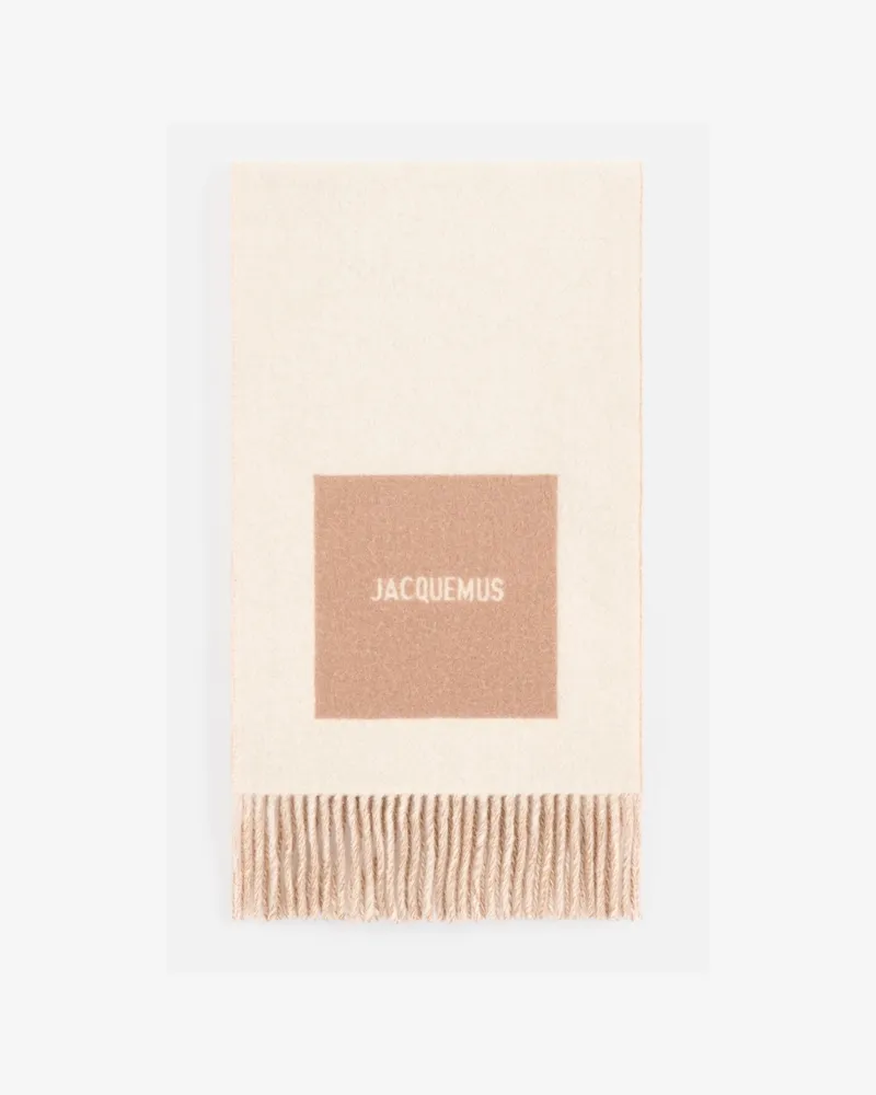 Jacquemus The Rond Carré Scarf - Beige Beige