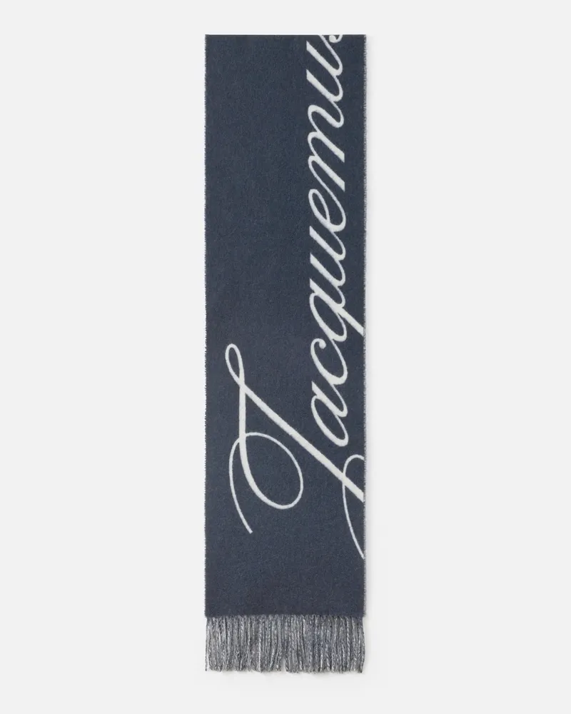 Jacquemus Der Atelier Schal - Marineblau Marineblau
