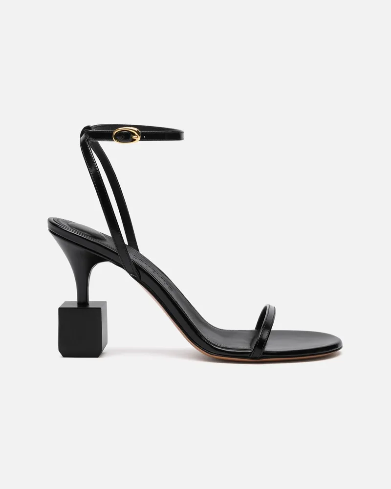 Jacquemus The Bisou Sandals - Black Black