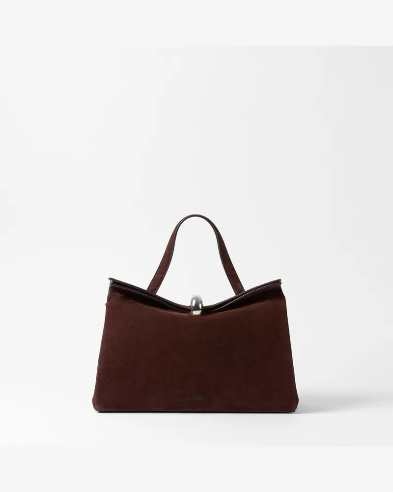 Jacquemus Die Valérie - Medium Braun / Silber Medium