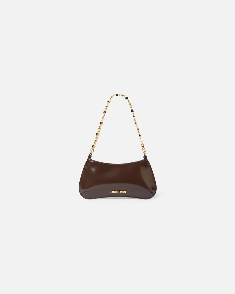 Jacquemus The Small Bisou Chaine - Midnight Brown Midnight