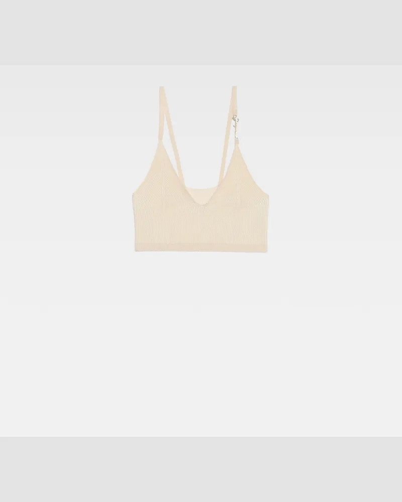 Jacquemus The Pralù Bra - Light Beige Light