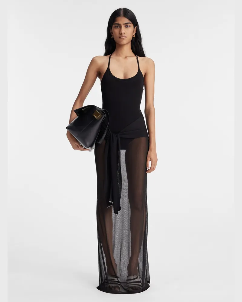 Jacquemus The Nodo Knit Dress - Black Black