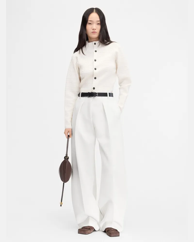 Jacquemus Le Pantalon Ovalo - Weiß Weiß