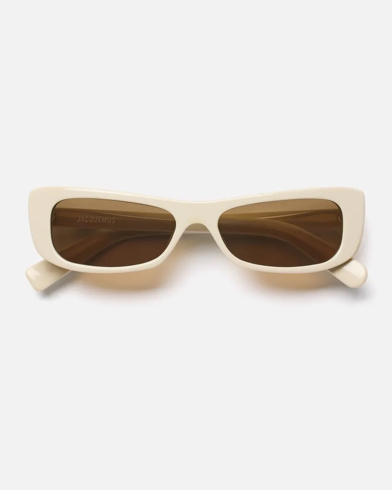 Jacquemus The Capri Sunglasses - Beige Beige
