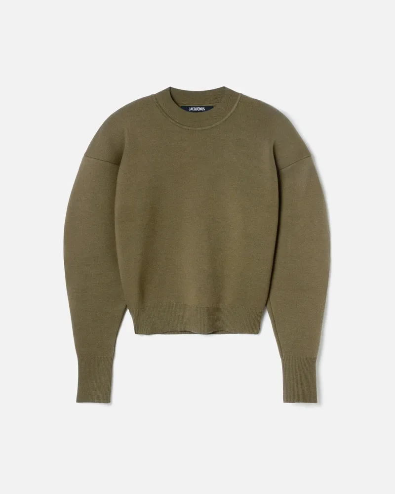 Jacquemus The Piqué Sweater - Multi Khaki Multi