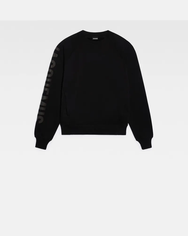 Jacquemus The Typo Sweatshirt - Black Black