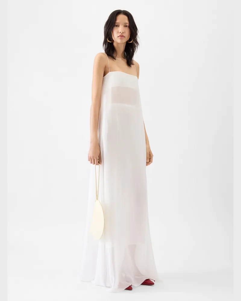 Jacquemus The Bandeau Dress - White White