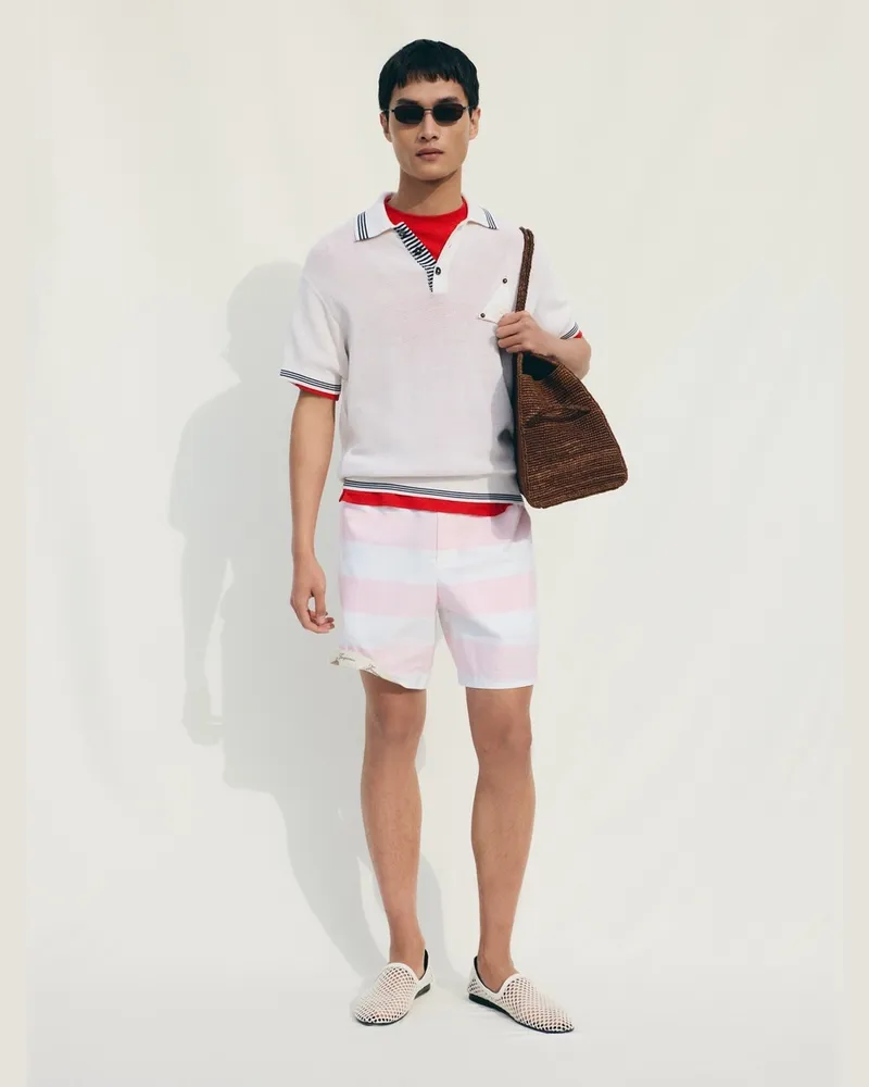 Jacquemus Die Caleçon Shorts - Jacquard Big Stripes Light Jacquard
