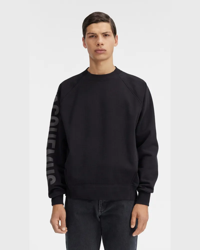 Jacquemus Le Sweatshirt Typo - Black Black