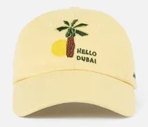 Die Hello Dubai Baseballkappe - Dubai Palm Gelb