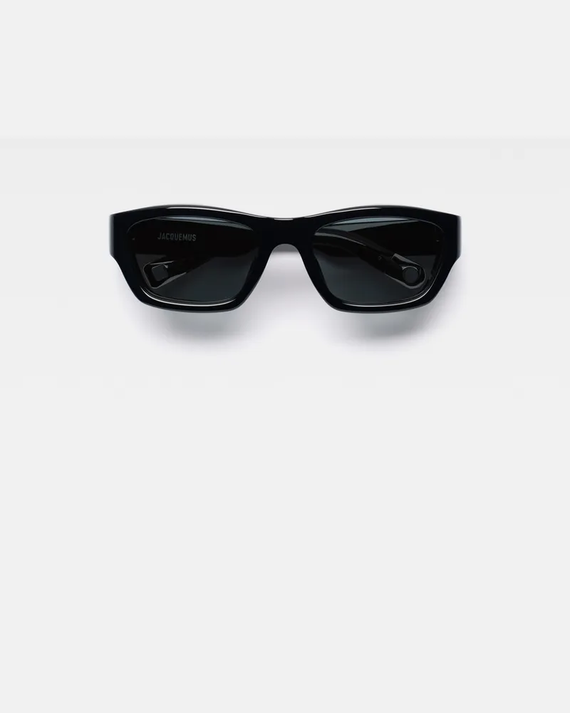 Jacquemus The Meridiano Sunglasses - Black Black