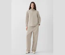 The Amelo De-nîmes Denim Shirt - Light Beige