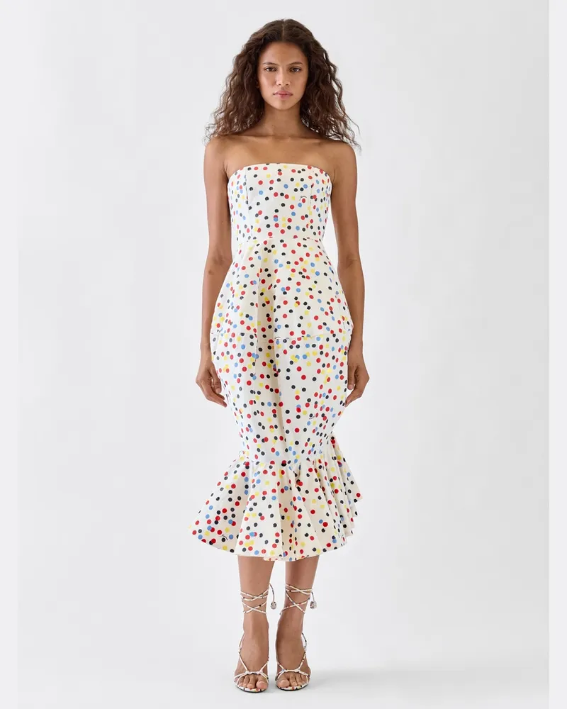 Jacquemus Das Confettis Kleid - Print Confettis Print