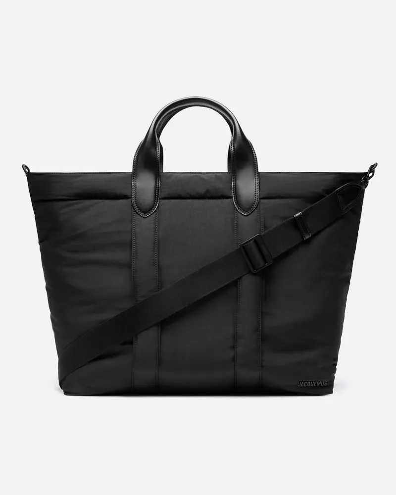 Jacquemus The Bambino Shopper Bag - Black Black