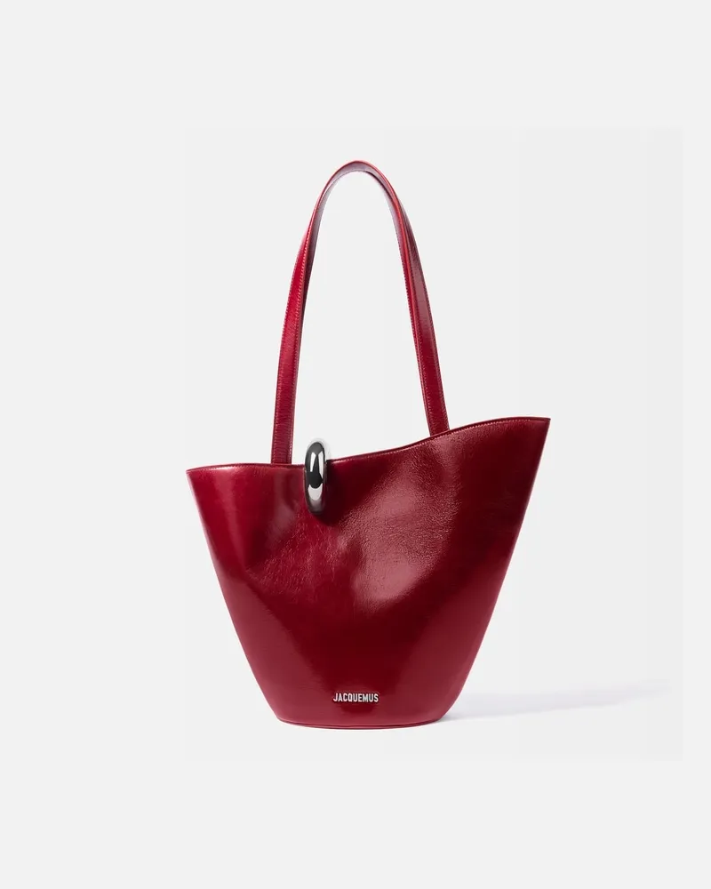 Jacquemus The Medium Bambola - Burgundy Burgundy
