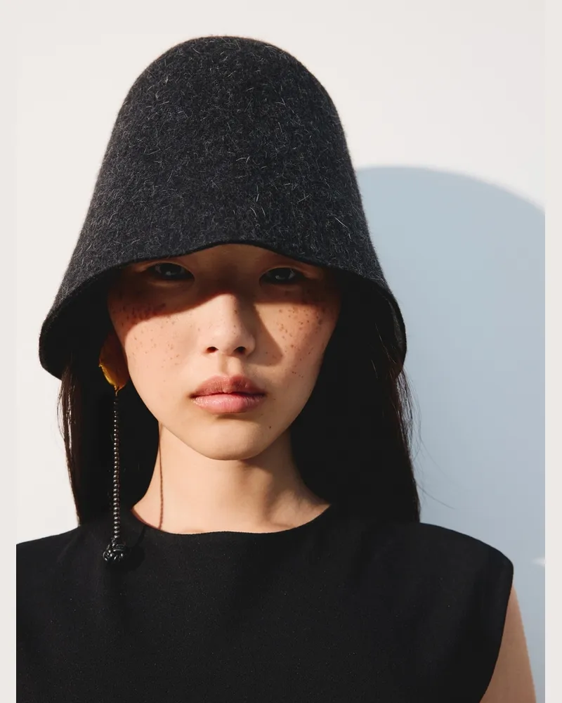 Jacquemus Der Cloche Hut - Schwarz Schwarz