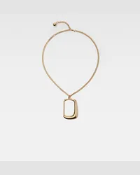 Jacquemus The Ovalo Necklace - Light Gold Light