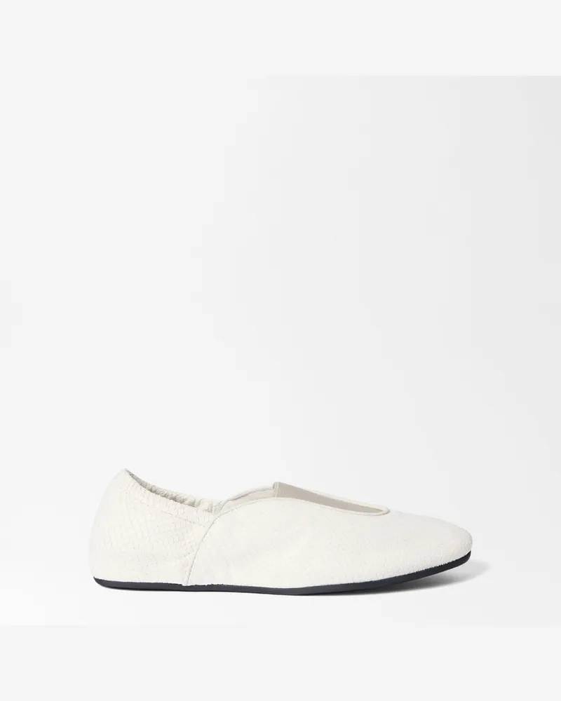 Jacquemus Die Ballerinas - Weiß Cremeweiß