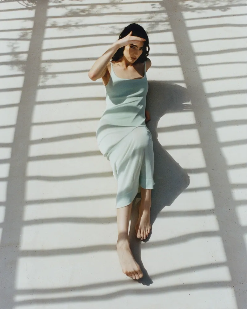 Jacquemus Das Nodo Kleid - Mint Grün Mint