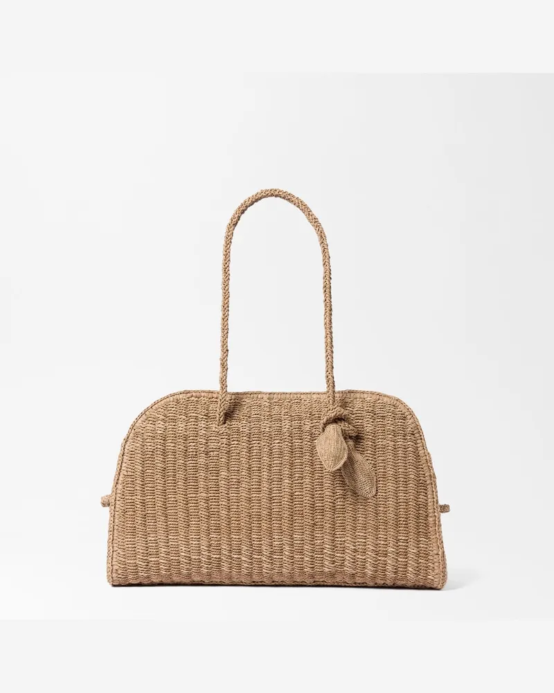 Jacquemus The Raffia Turismo - Beige Beige