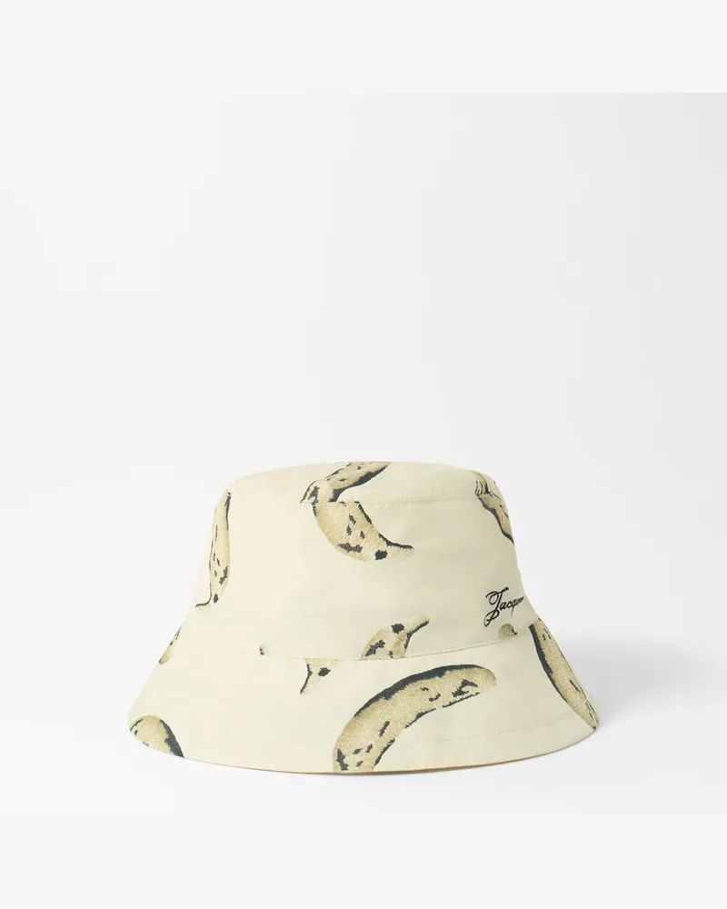 Jacquemus Der Baluchon Fischerhut - Banana Print Gelb Banana