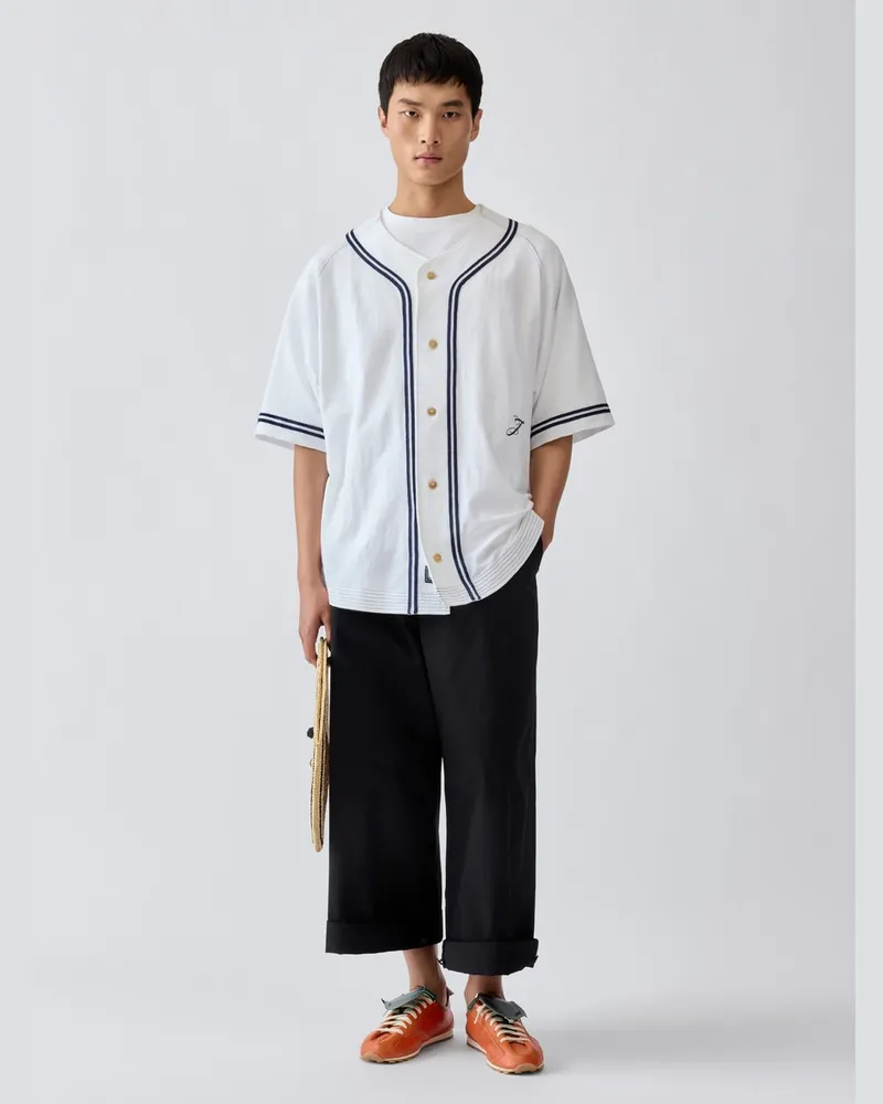 Jacquemus Das Baseball Hemd - Weiß Weiß