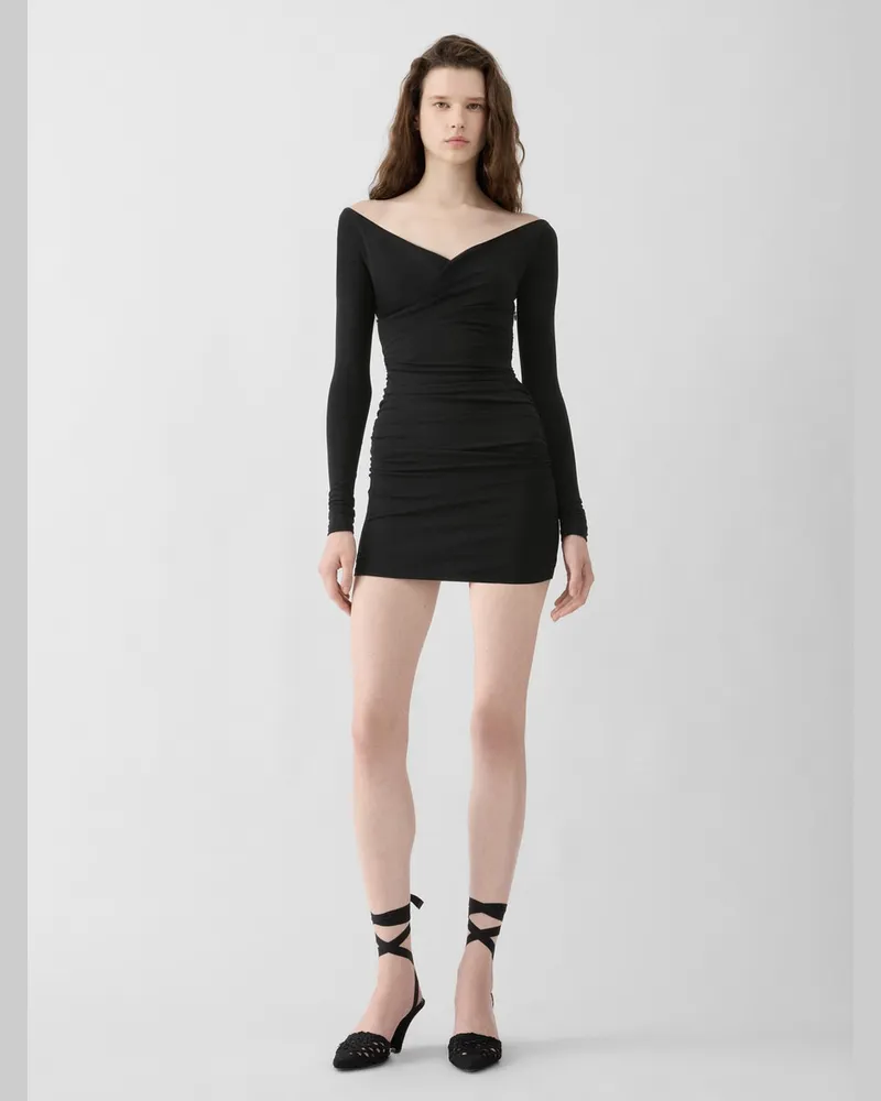 Jacquemus The Rita Mini Dress - Black Black