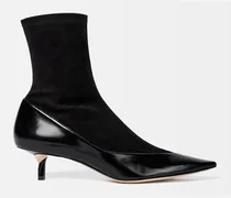 The Tourni Pumped Ankle Boots - Black