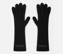 Die Gros Grain Handschuhe - Schwarz
