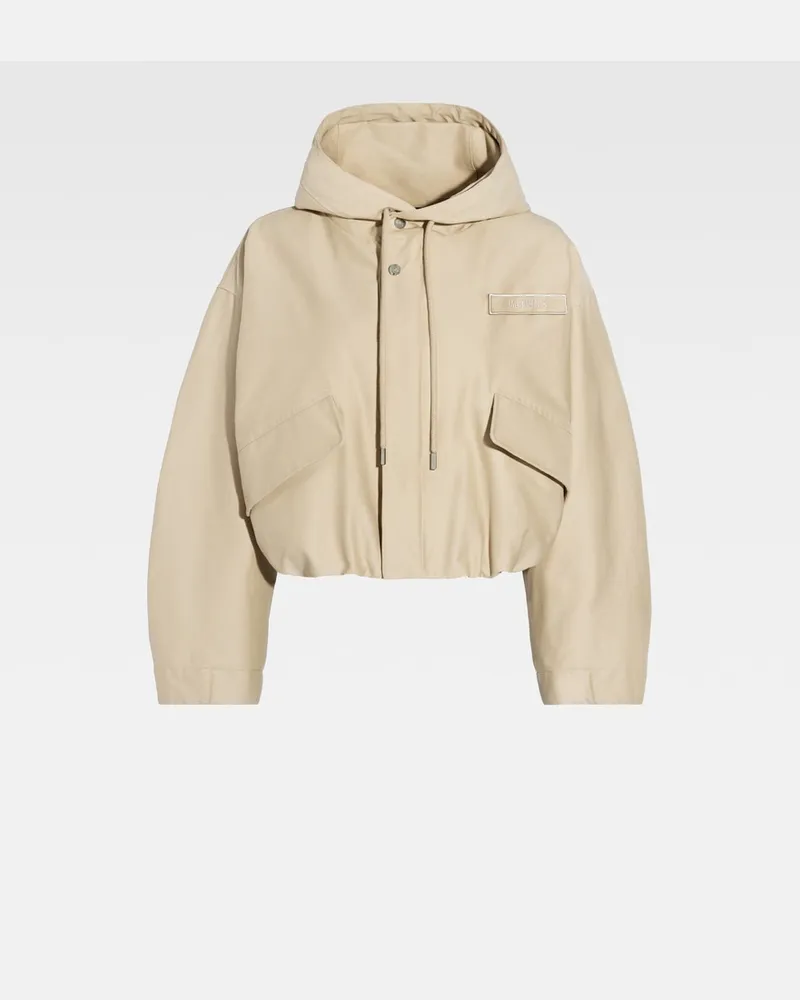 Jacquemus Der Verkürzte Caraco Parka - Beige Beige