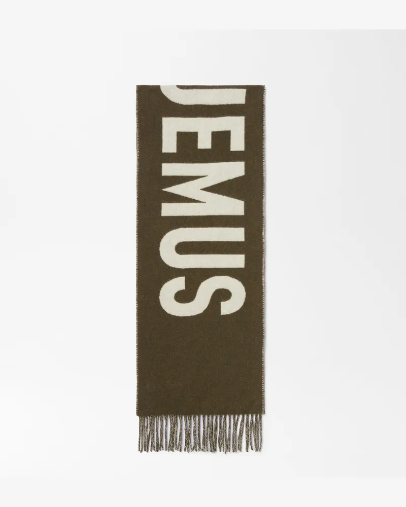 Jacquemus Der Jacquemus Schal - Khaki Khaki