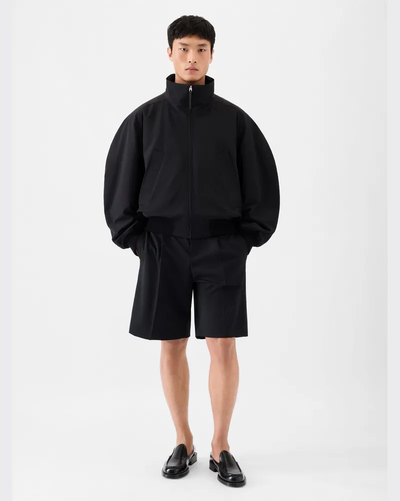 Jacquemus The Ovalu Shorts - Black Black