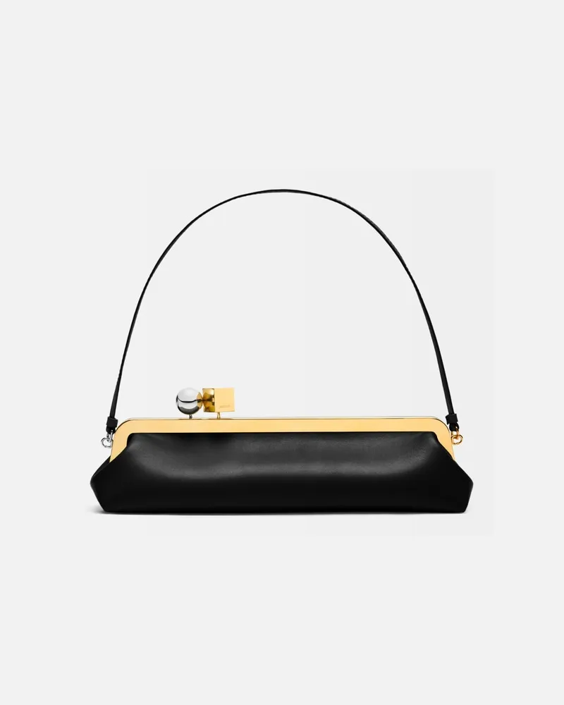 Jacquemus The Salon Clutch - Black Black