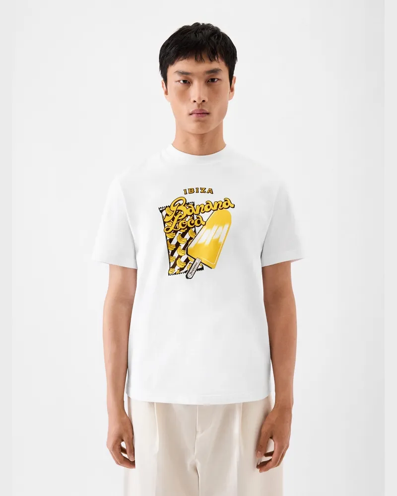 Jacquemus Le T-shirt Ibiza - Ibiza Banana Weiß Ibiza
