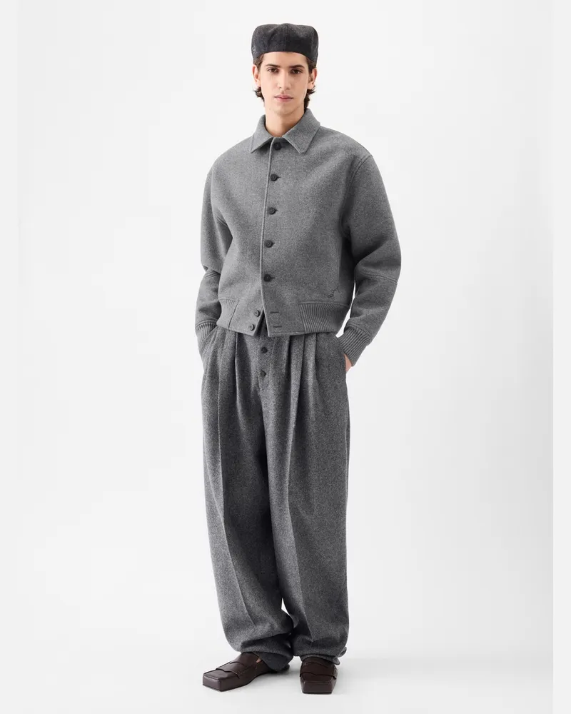 Jacquemus Le Bomber Feltro - Grau Grau