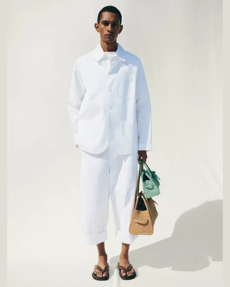 Jacquemus Die Marin Hose - Weiß Weiß