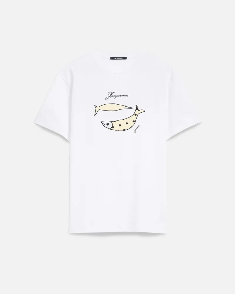 Jacquemus Le T-shirt Jondal - Jondal Dots Weiß Jondal