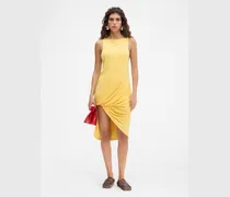 The Peplo Mini Dress - Yellow