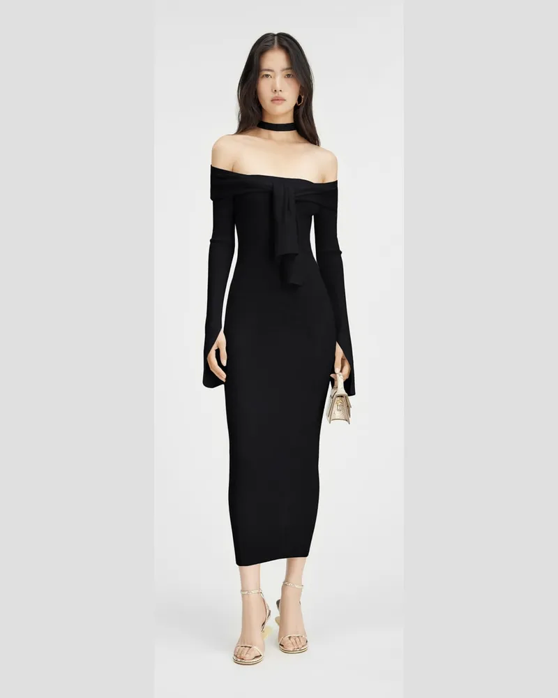 Jacquemus The Doble Dress - Black Black
