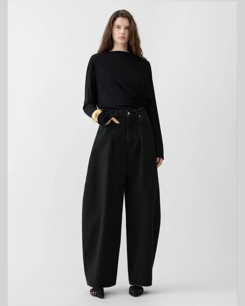 Jacquemus Le De-Nîmes Ovalo - Schwarz Schwarz