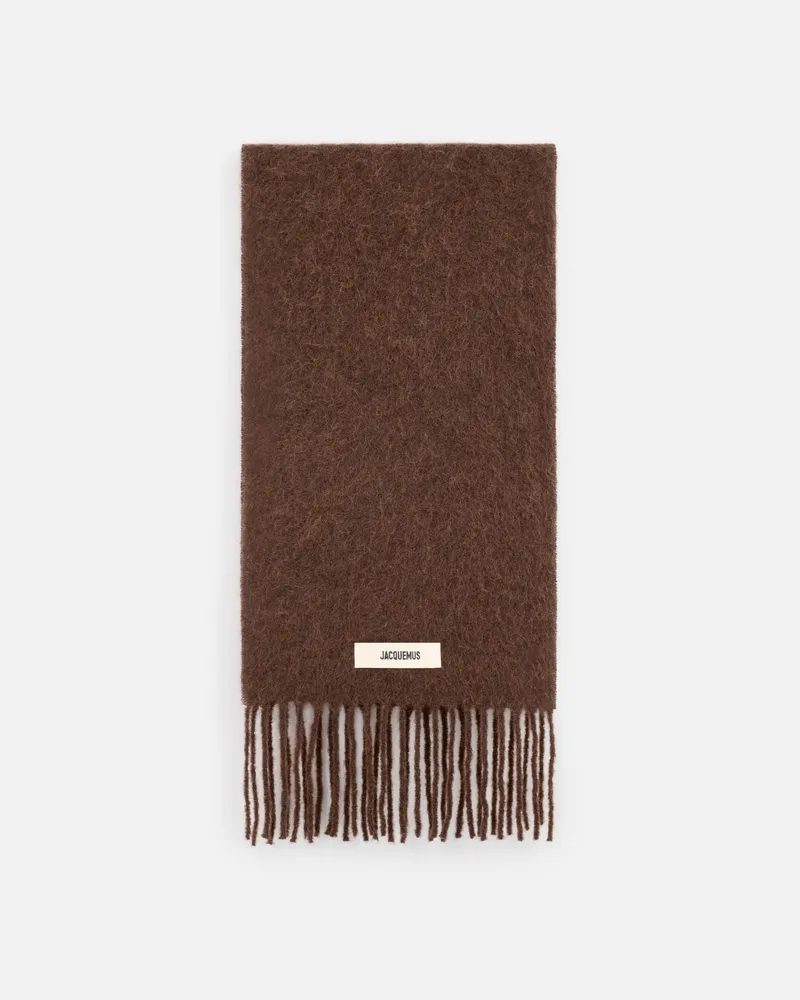 Jacquemus The Carro Scarf - Brown Brown