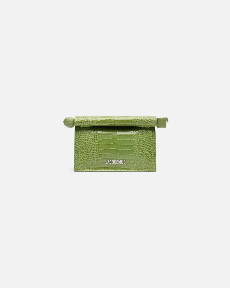 Jacquemus The Small Rond Carré Clutch - Green Green