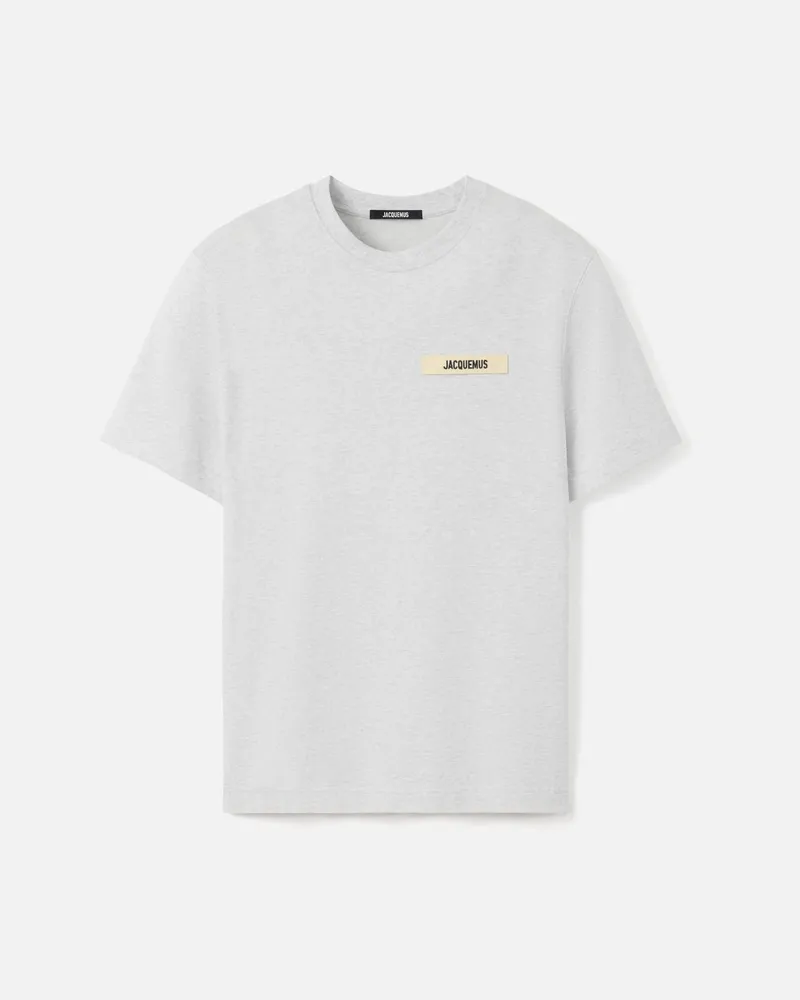 Jacquemus The Gros Grain T-shirt - Grey Grey