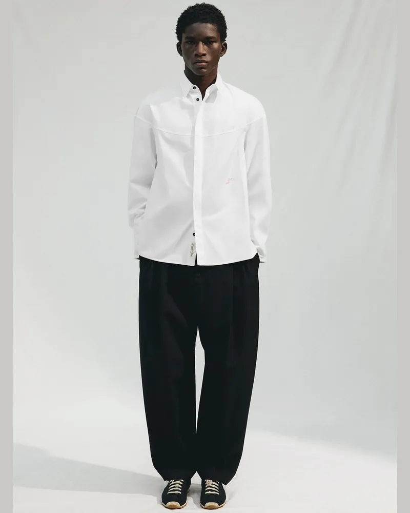 Jacquemus The Atelier Long-sleeve Shirt - White White