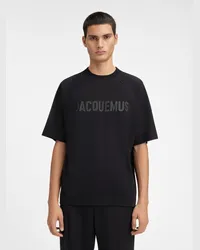 Jacquemus The Typo T-shirt - Black Black