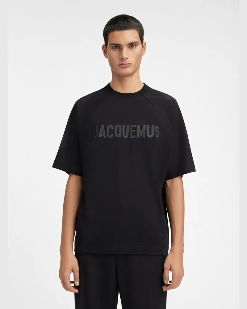 Jacquemus The Typo T-shirt - Black Black