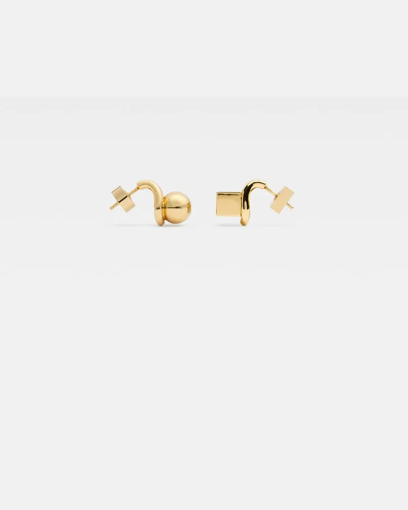 Jacquemus The Nodo Stud Earrings - Gold Gold