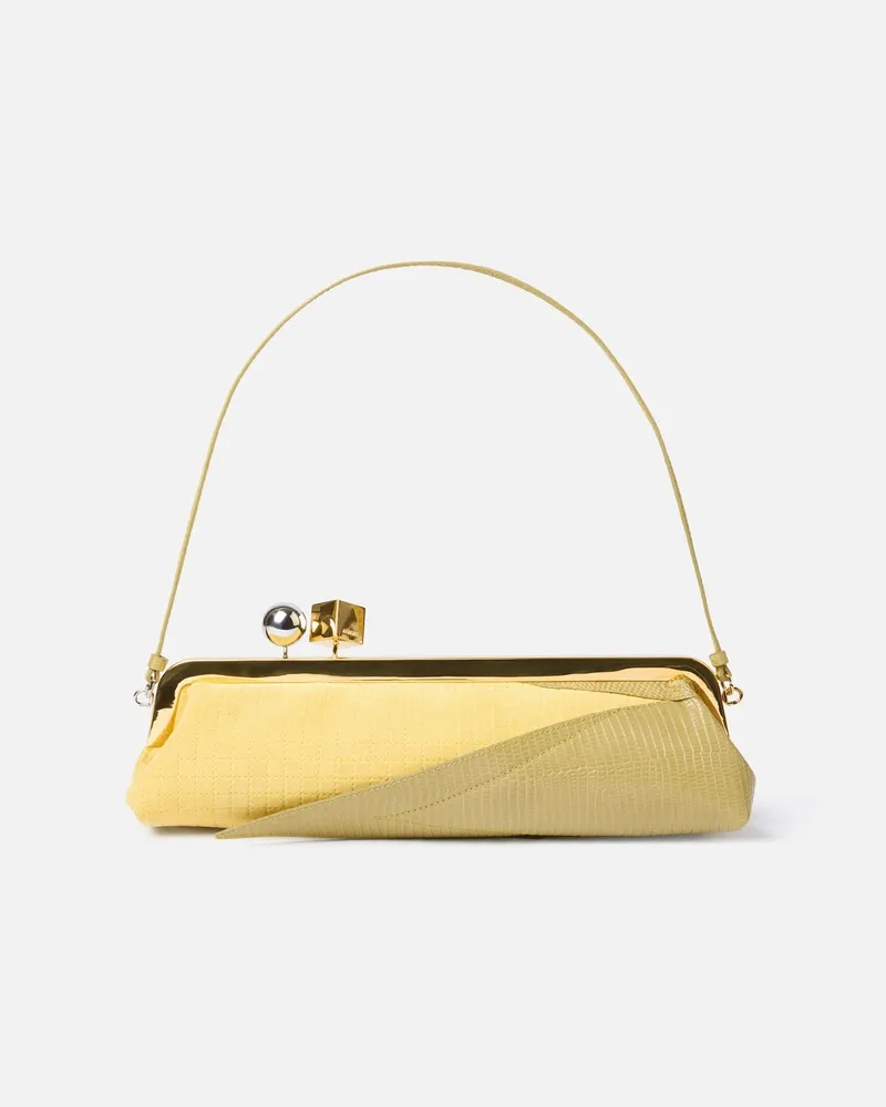 Jacquemus The Salon Maïs Clutch - Yellow / Corn Yellow